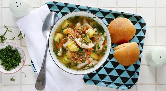 Ароматний суп із гречаною крупою