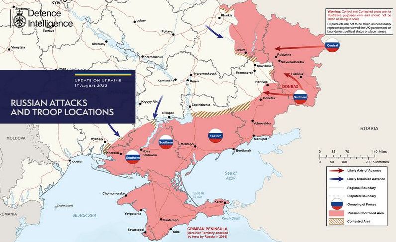 Обстановка на фронті: бойові дії в Україні